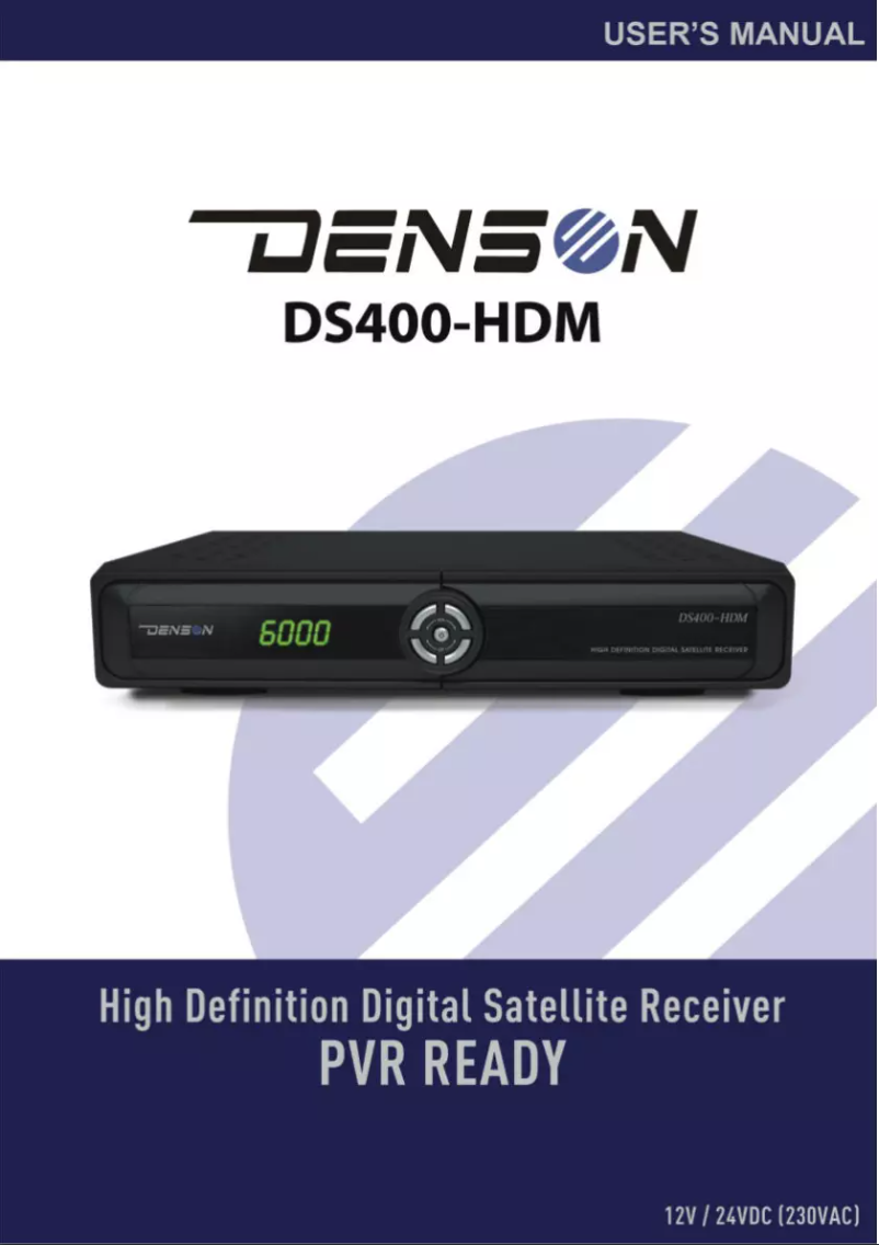 Page n°1 - Manuel utilisateur Denson DS400-HDM