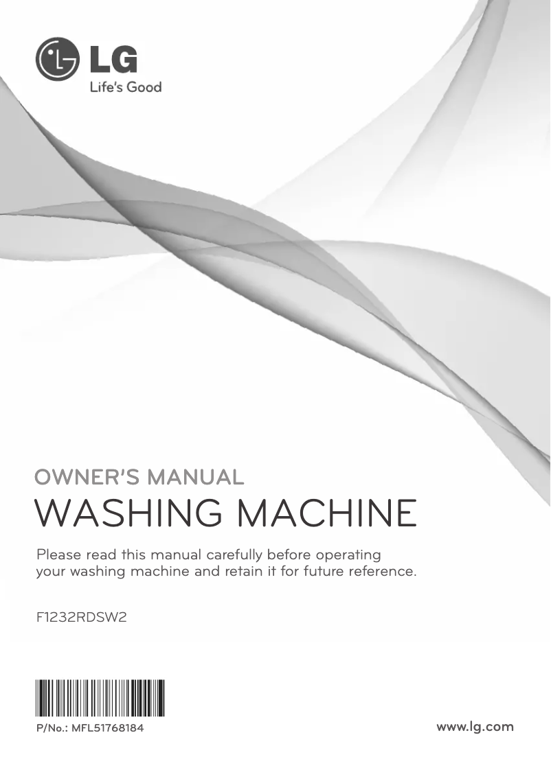 Página 1 del manual Manual de usuario LG F1232RDSW2