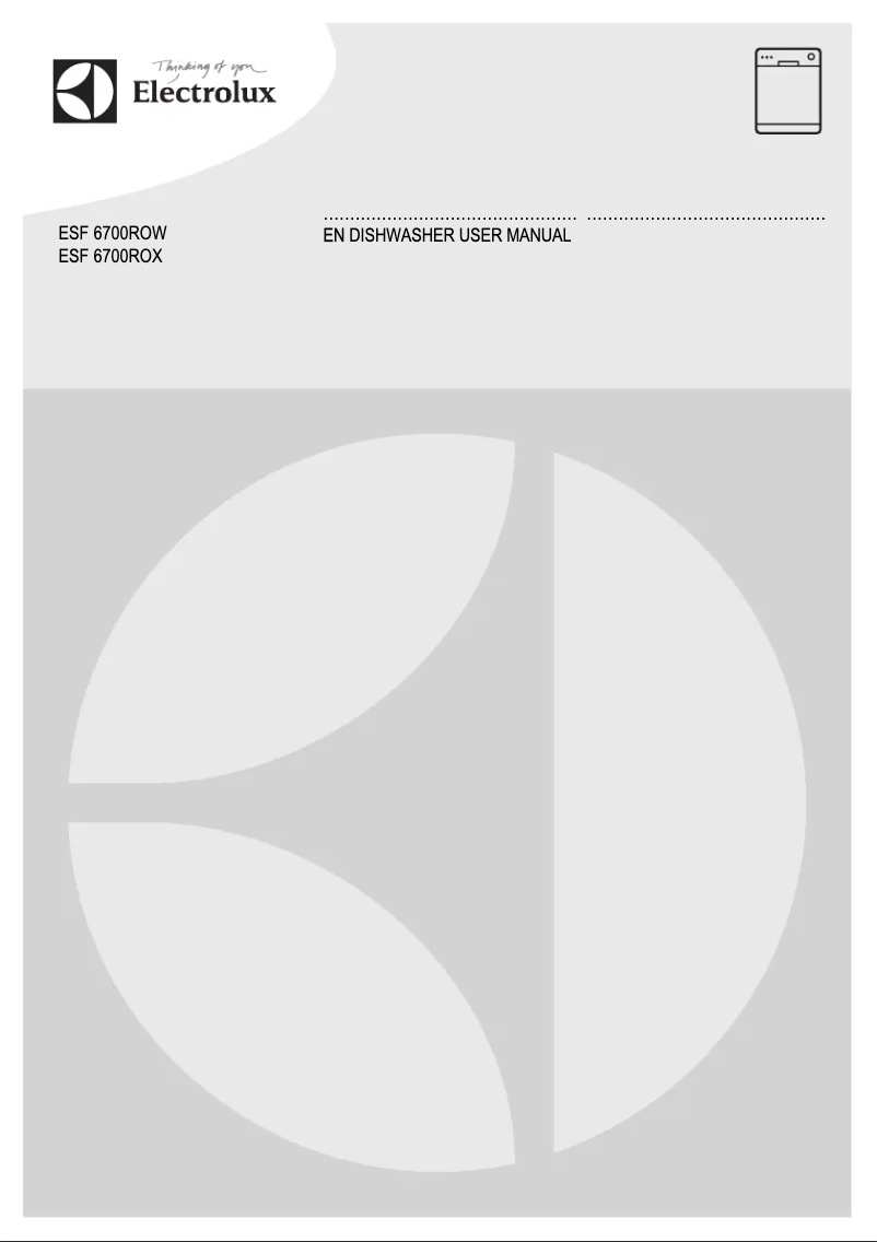 Page n°1 - Manuel utilisateur Electrolux ESF6700ROW