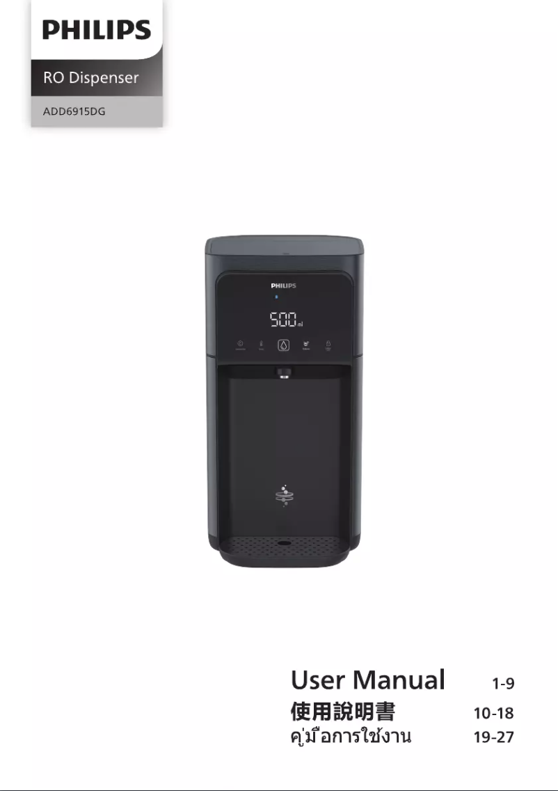 Image de la première page du manuel de l'appareil ADD6915DG