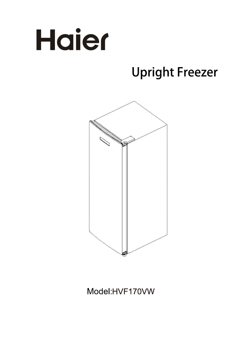 Image de la première page du manuel de l'appareil HVF170VW