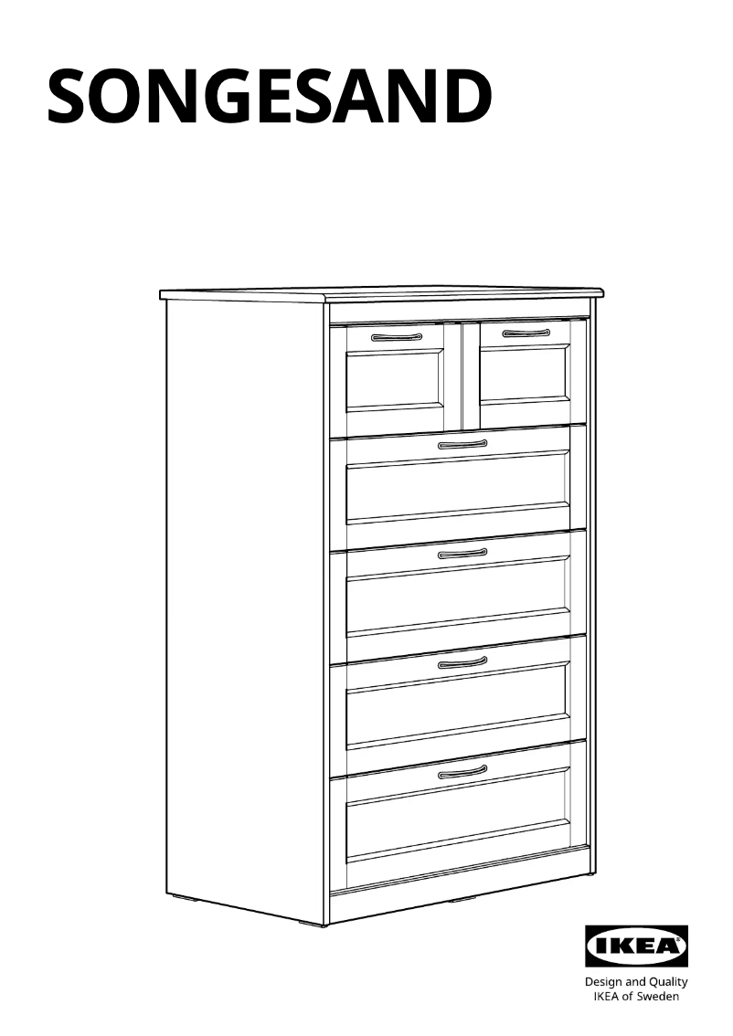 Image de la première page du manuel de l'appareil SONGESAND 205.758.03