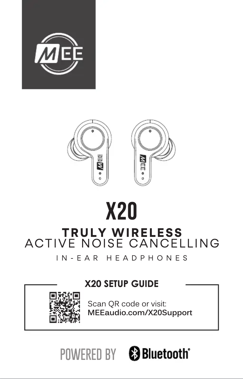 Page n°1 - Manuel utilisateur MEE audio X20