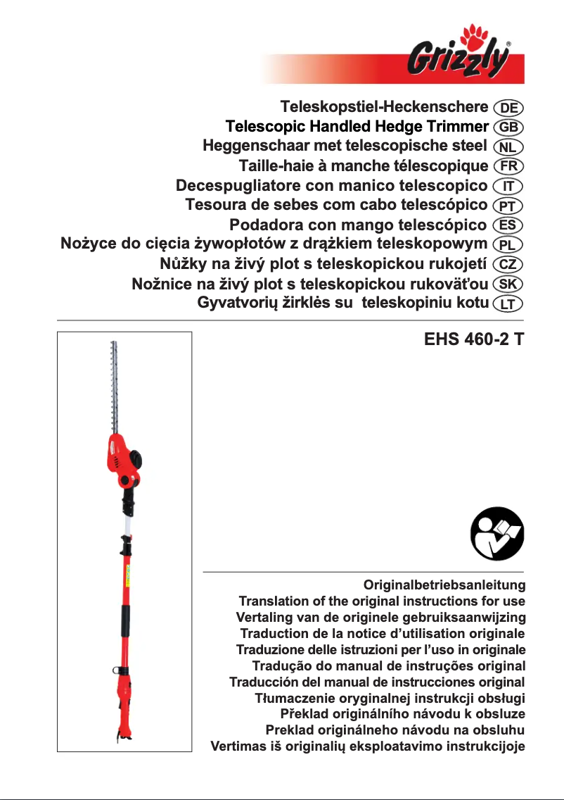 Imagen de la primera página del manual del dispositivo EHS 460-2 T