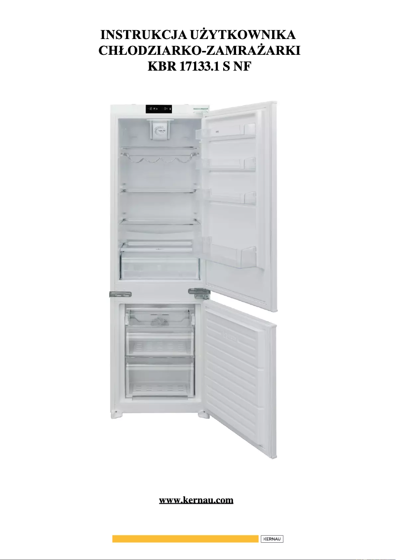 Page 1 de la notice Manuel utilisateur Kernau KBR 17132