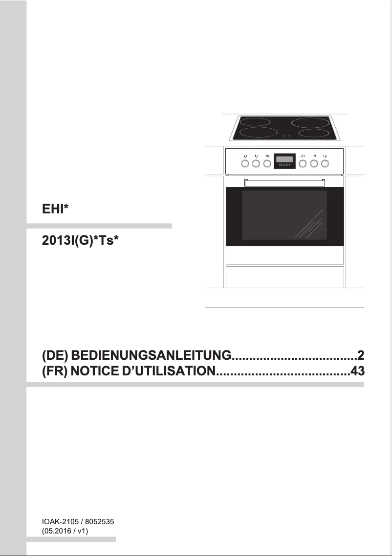 Imagen de la primera página del manual del dispositivo EHI 12562 E
