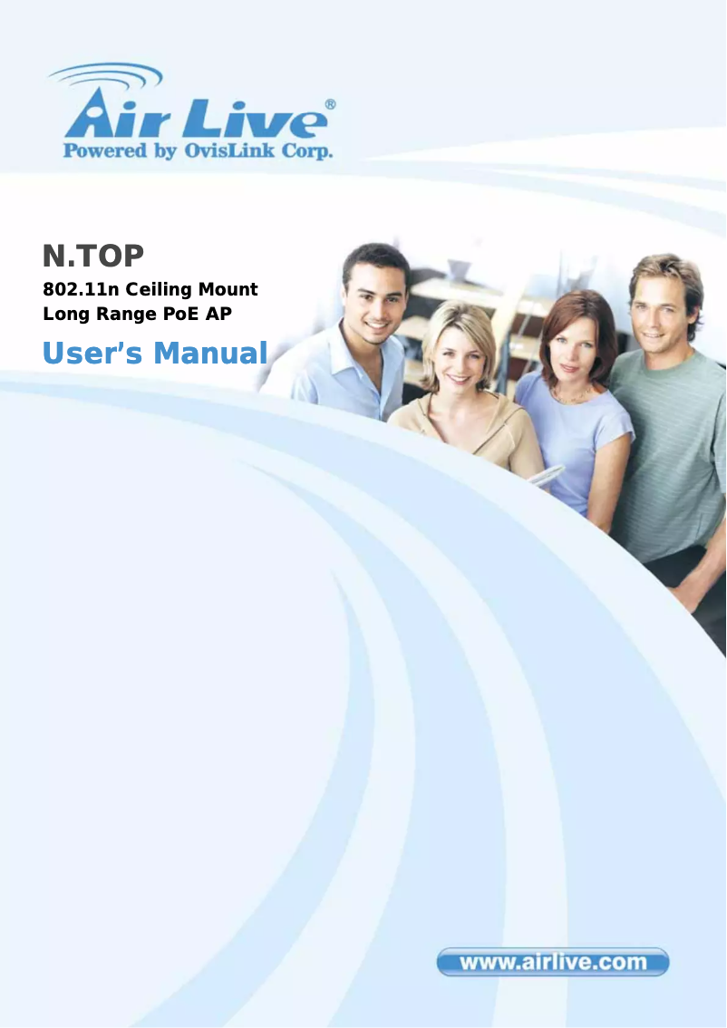 Page 1 de la notice Manuel utilisateur AirLive 802.11n Long Range PoE AP