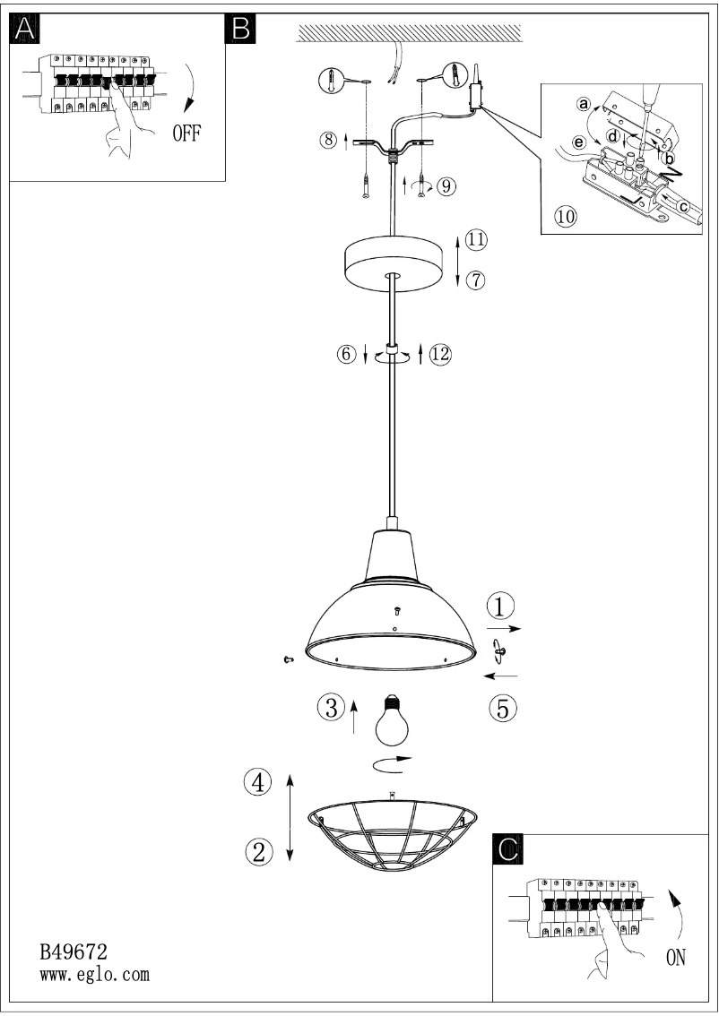 Image de la première page du manuel de l'appareil Cannington