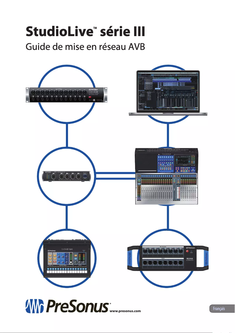 Page 1 of the manual User Manual PreSonus NSB 32.16