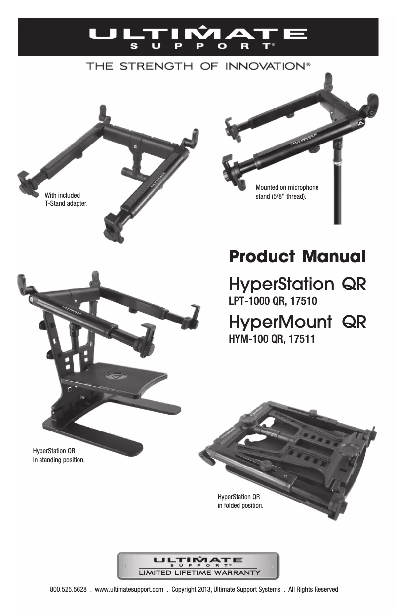 Image de la première page du manuel de l'appareil HYM-100QR