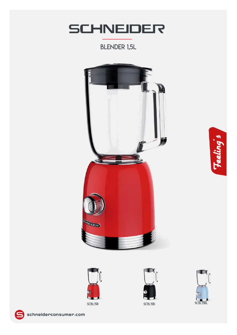 Página 1 del manual Ficha técnica Schneider SCBL15R