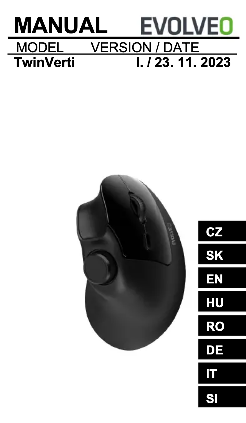 Image de la première page du manuel de l'appareil TwinVerti