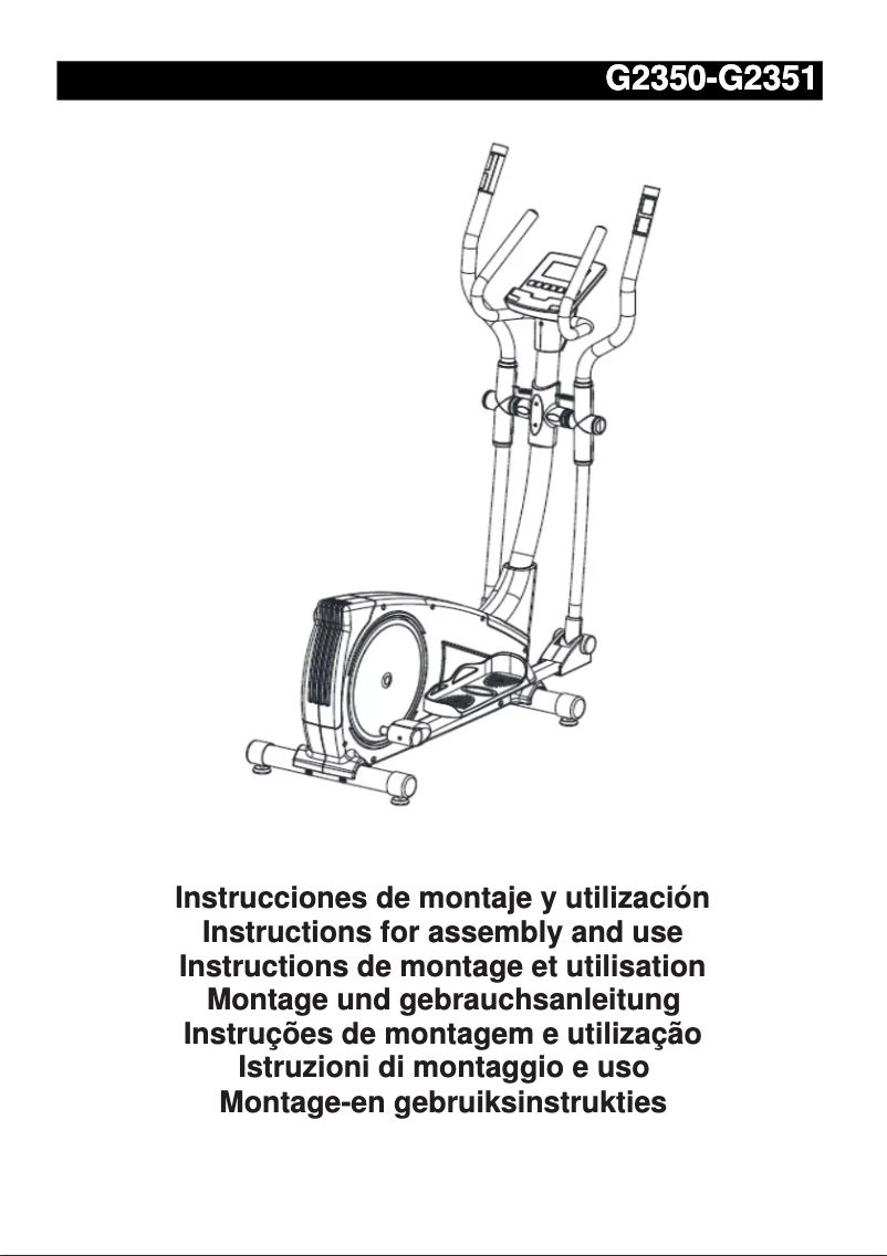 Image de la première page du manuel de l'appareil BG2351I