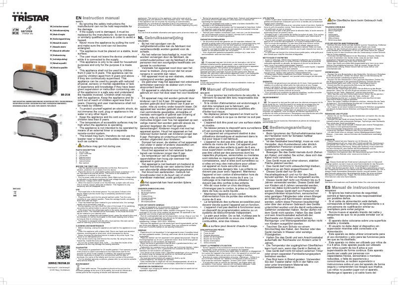 Image de la première page du manuel de l'appareil BR-2138