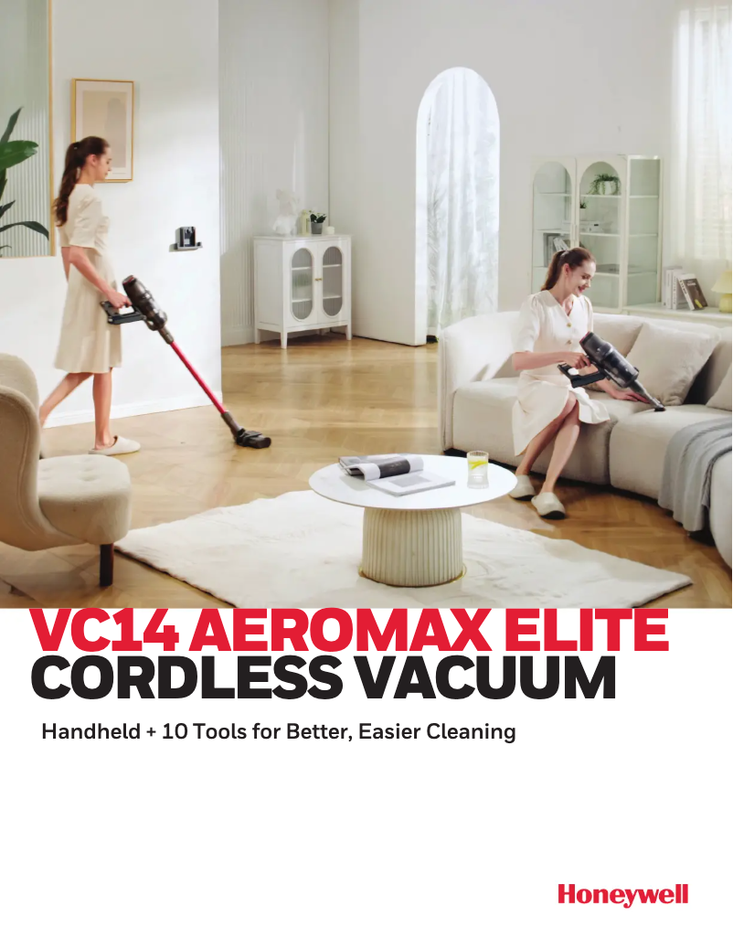Page 1 de la notice Brochure Honeywell VC14 AEROMAX ELITE