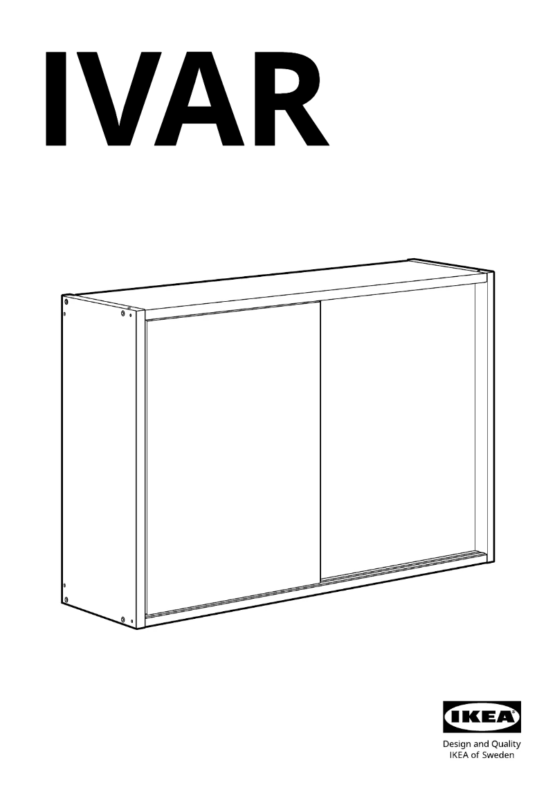 Página 1 del manual Manual de usuario Ikea IVAR 704.943.95