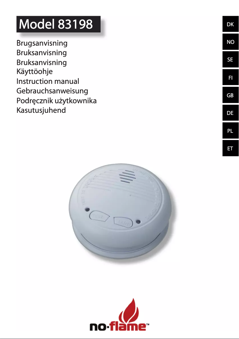 Página 1 del manual Manual de usuario No-Flame 93198