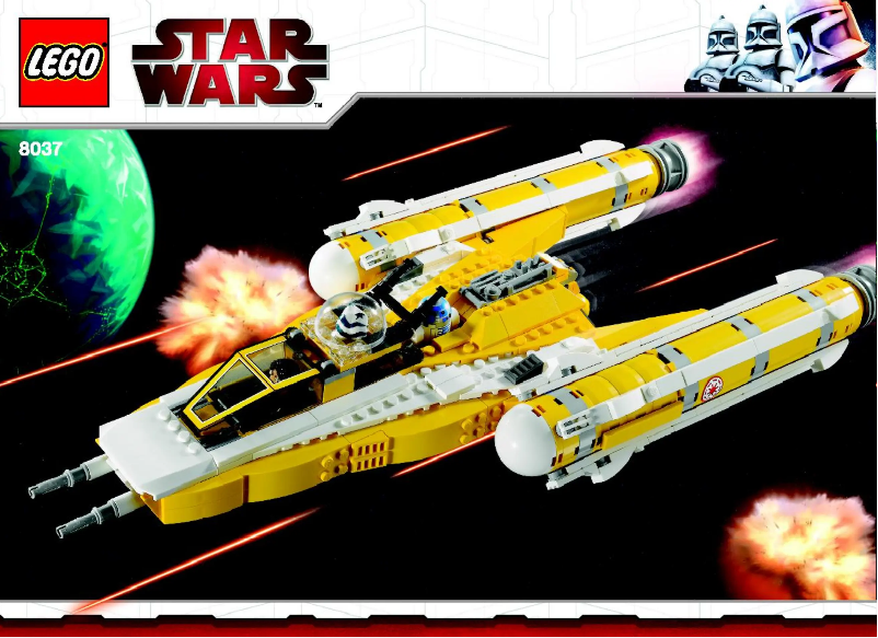 Page n°1 - Manuel utilisateur Lego Anakin's Y-wing Starfighter (TM)