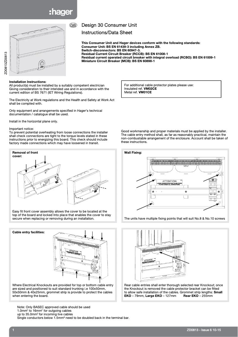 Image de la première page du manuel de l'appareil VM402HK