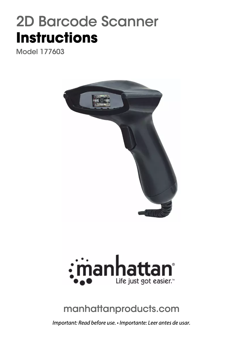 Image de la première page du manuel de l'appareil 177603