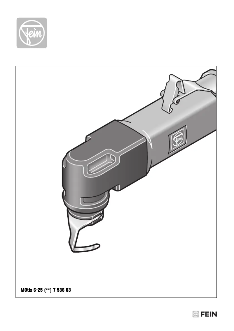 Página 1 del manual Manual de usuario Fein MOtlx 6-25
