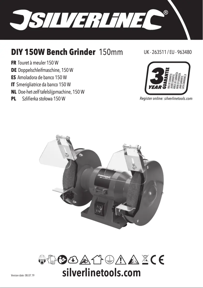 Página 1 del manual Manual de usuario Silverline 263511