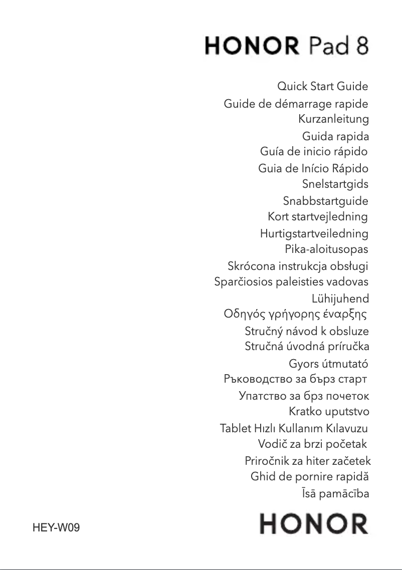 Image de la première page du manuel de l'appareil Pad 8