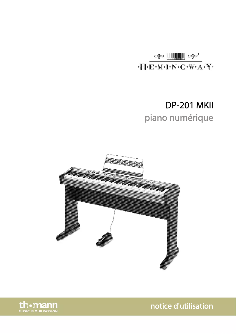 Page 1 de la notice Manuel utilisateur Hemingway DP-201 MKII