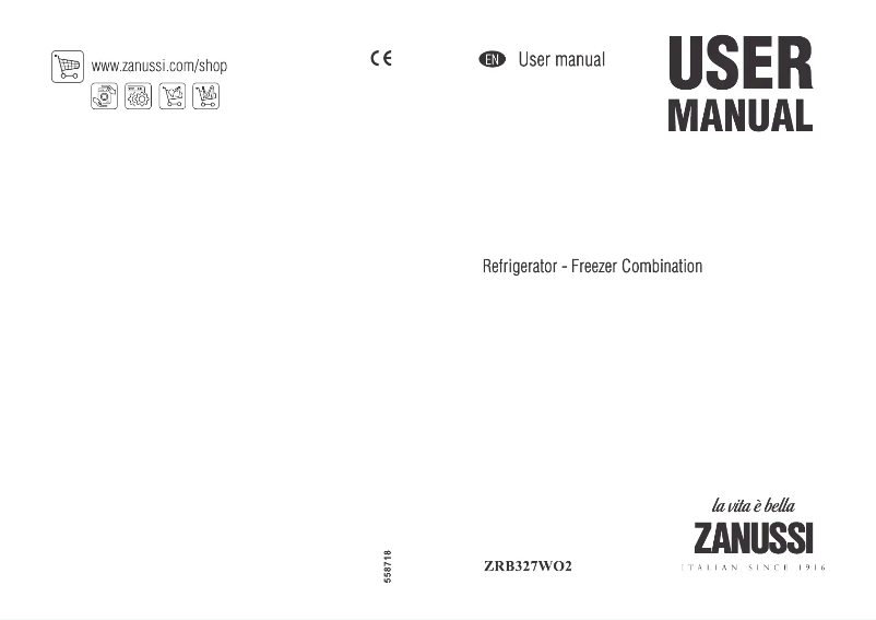 Image de la première page du manuel de l'appareil ZRB 327 WO