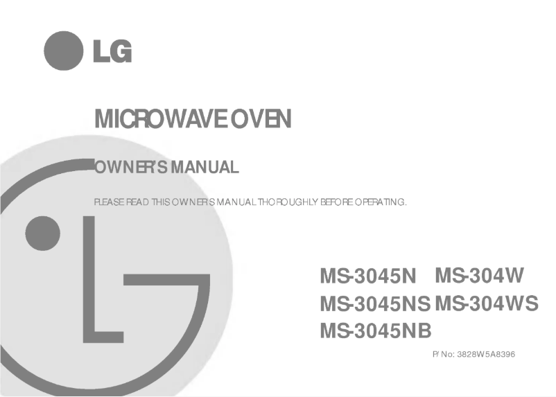Page 1 de la notice Manuel utilisateur LG MS-3045NB