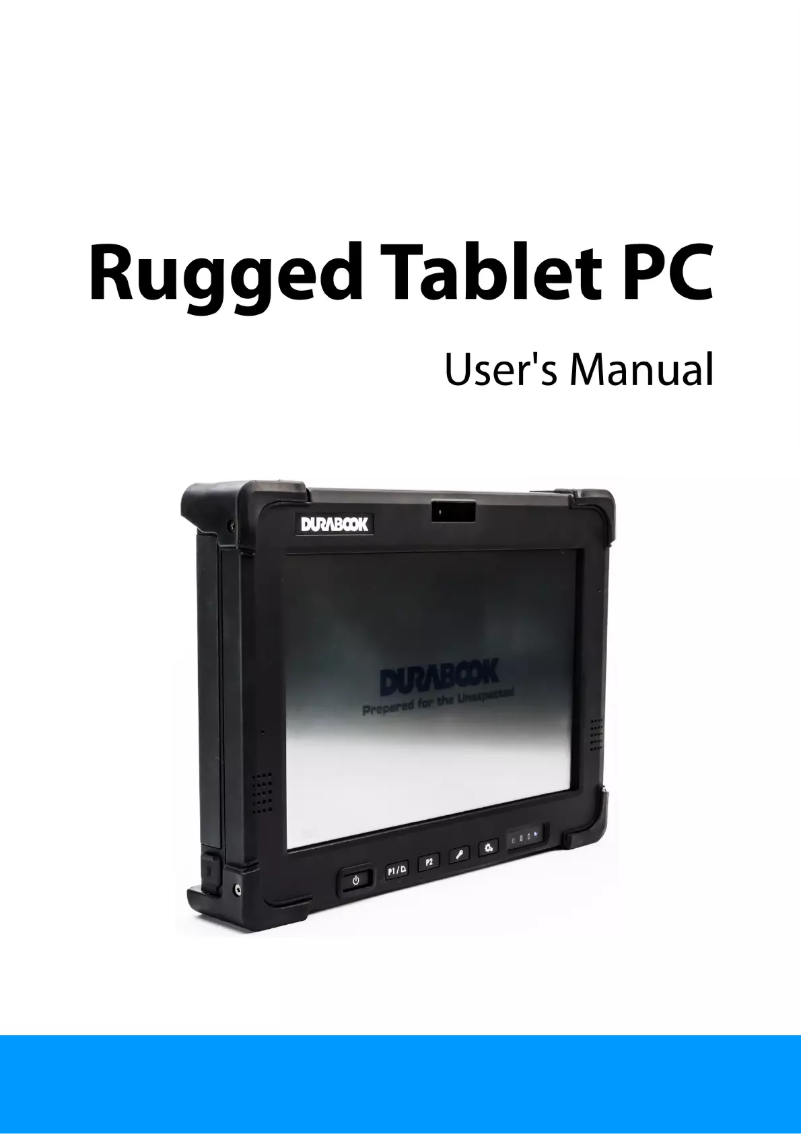 Page n°1 - Manuel utilisateur Durabook CA10