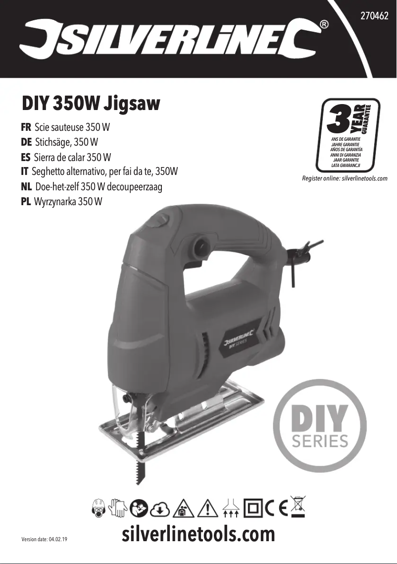 Page n°1 - Manuel utilisateur Silverline 270462