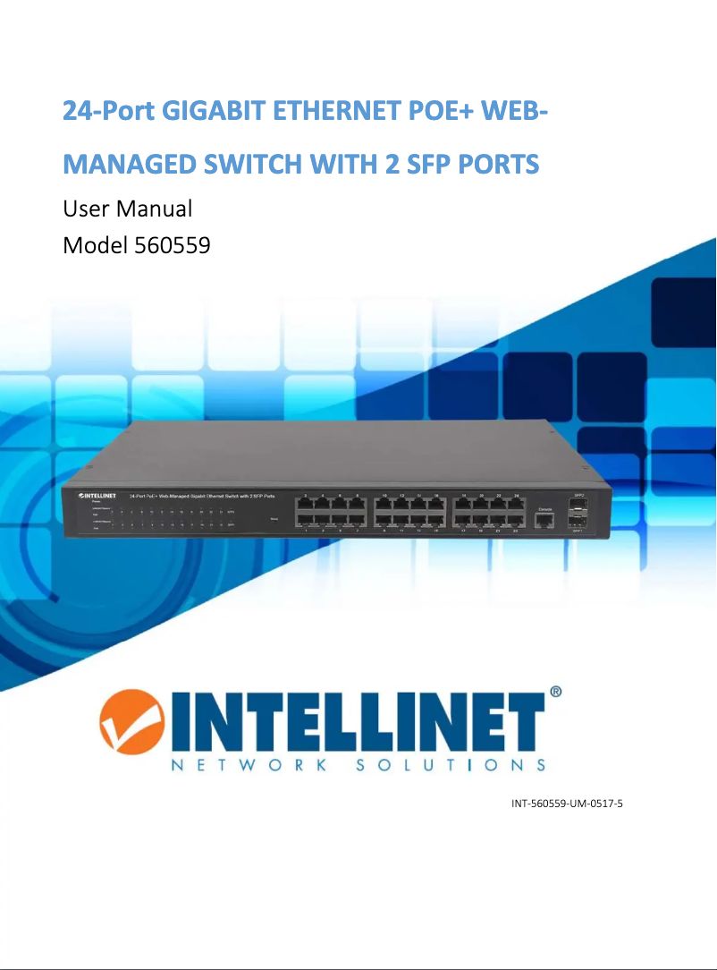 Page 1 de la notice Manuel utilisateur Intellinet 560559