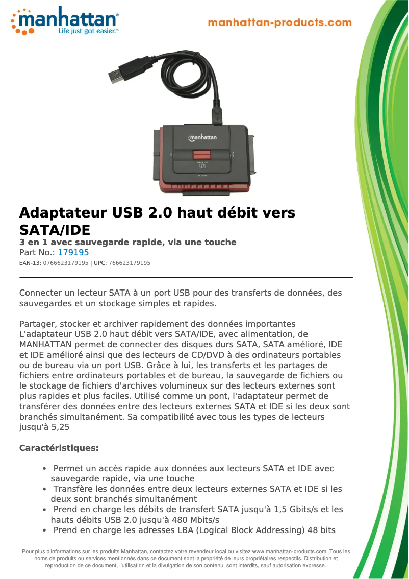 Image de la première page du manuel de l'appareil 179195