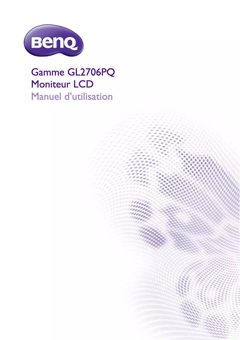 Page n°1 - Manuel utilisateur BenQ GL2706PQ
