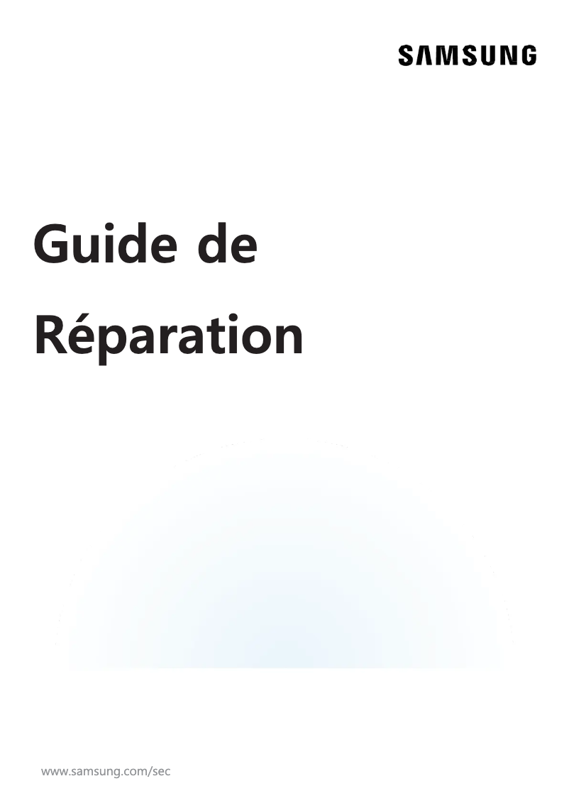 Page 1 de la notice Manuel utilisateur Samsung WD80T4046CE