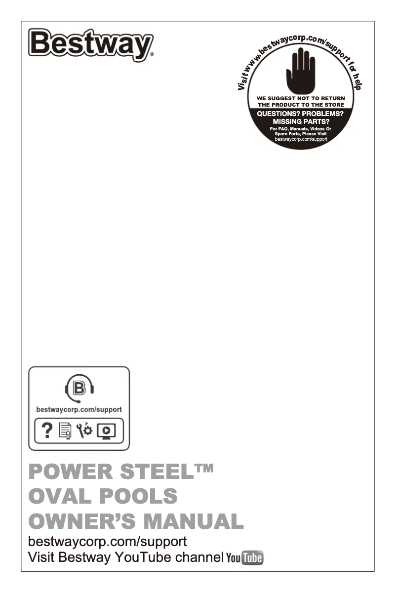Page n°1 - Manuel utilisateur Bestway Power Steel 56715