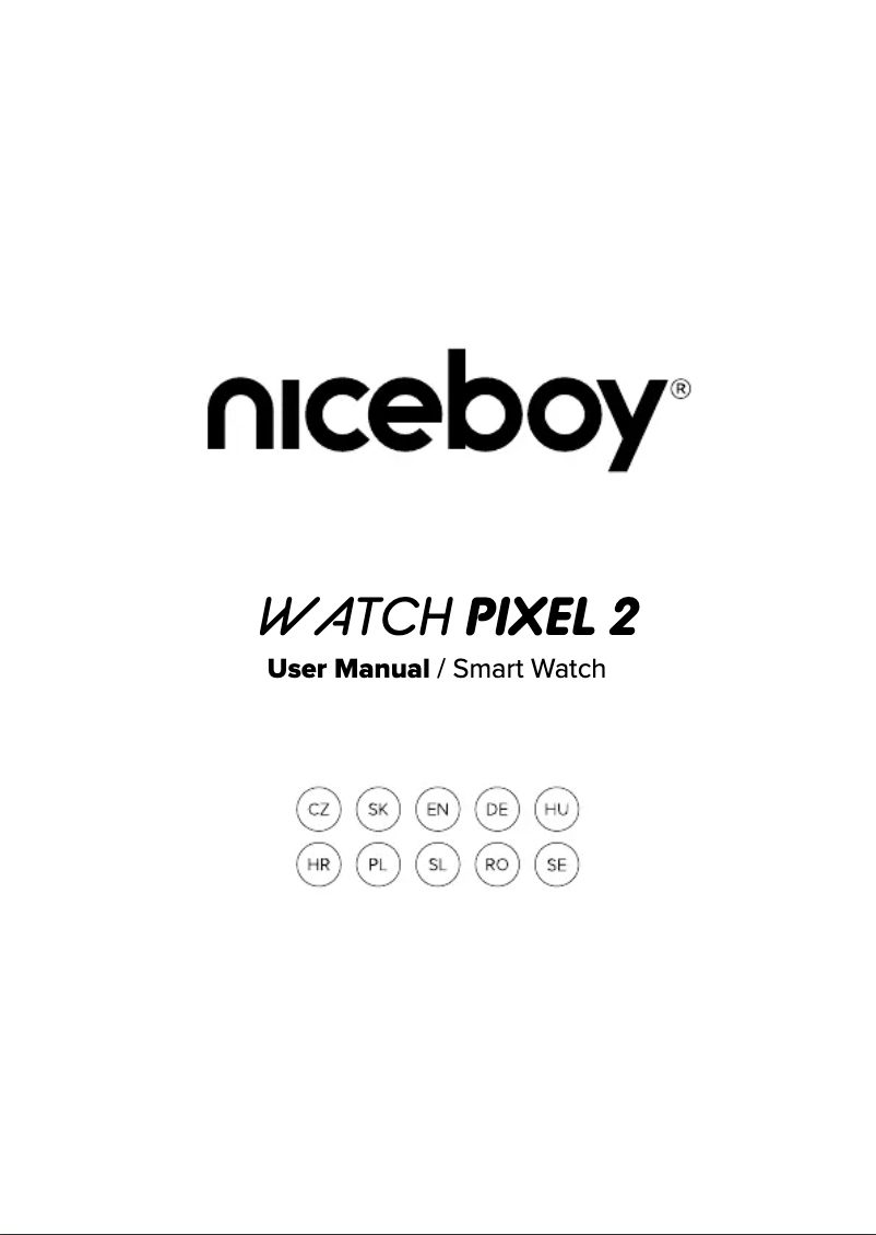Page 1 de la notice Manuel utilisateur Niceboy WATCH Pixel 2
