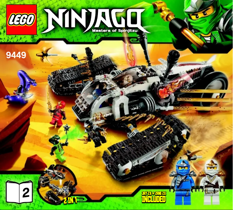 Page n°1 - Manuel utilisateur Lego Ninjago 9449