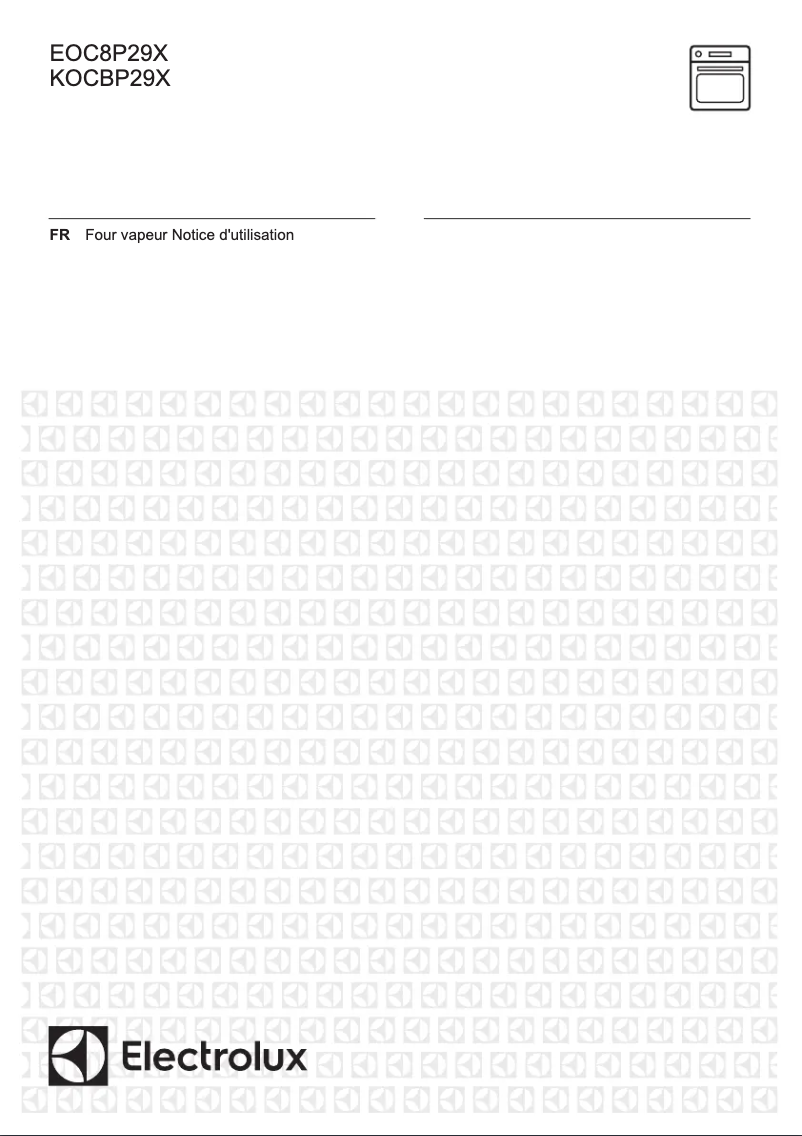 Page n°1 - Manuel utilisateur Electrolux EOC8P29X