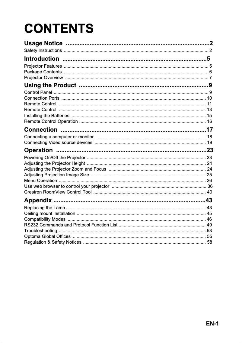 Image de la première page du manuel de l'appareil FX5200