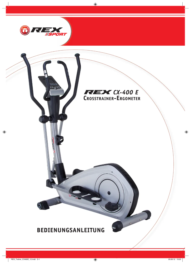 Page n°1 - Manuel utilisateur Rex CX-400 E