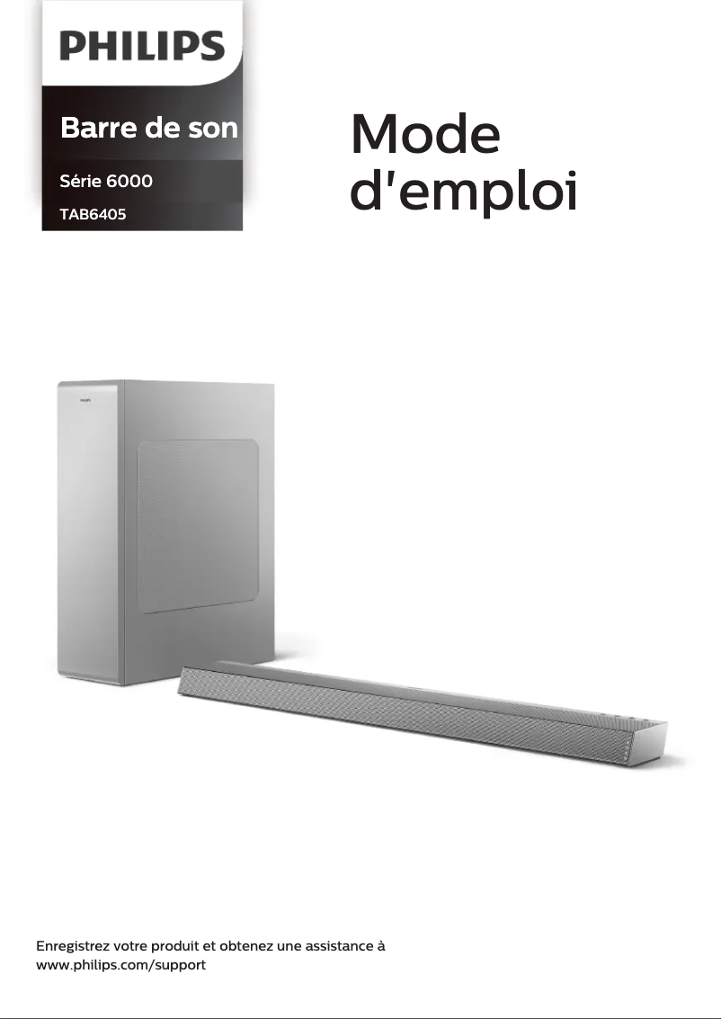 Page n°1 - Manuel utilisateur Philips TAB6405