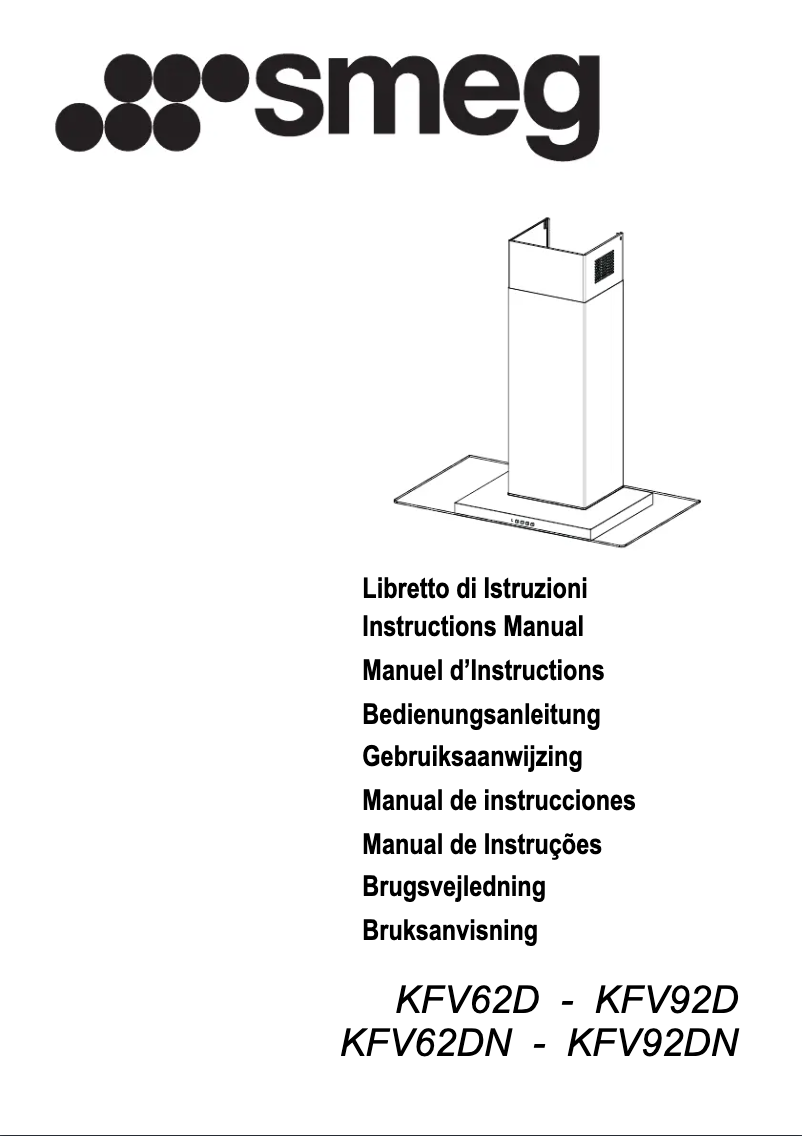 Page 1 de la notice Manuel utilisateur Smeg KFV92D