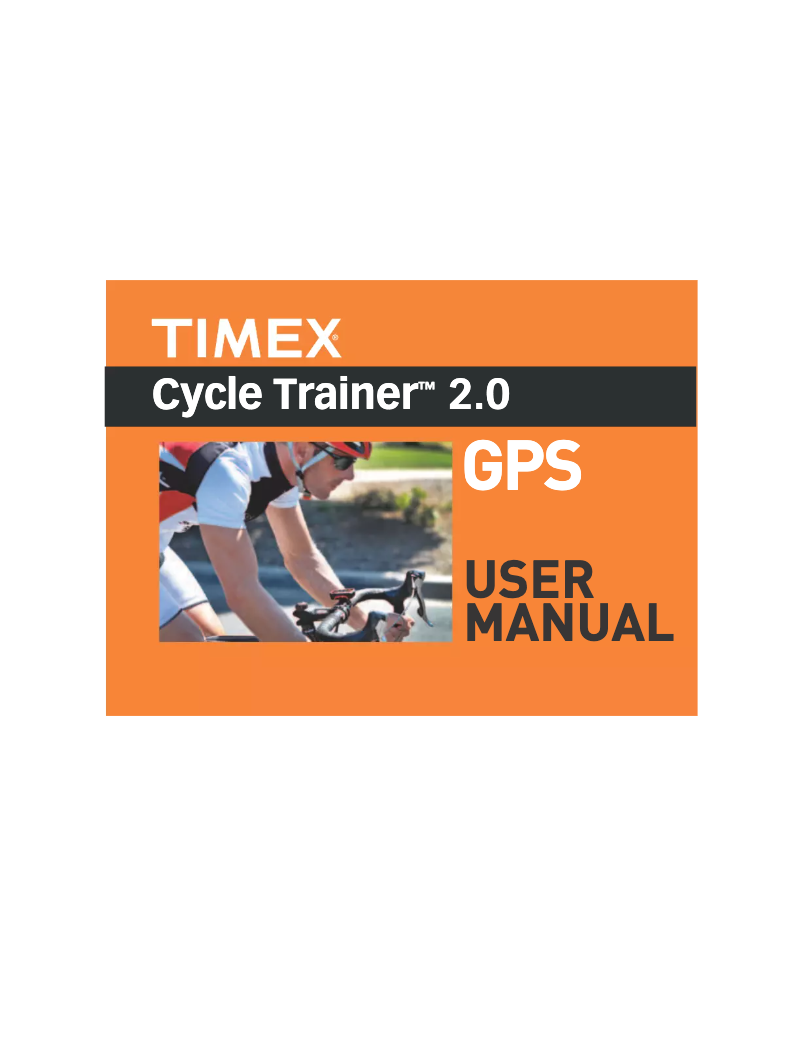 Image de la première page du manuel de l'appareil CycleTrainer 2.0
