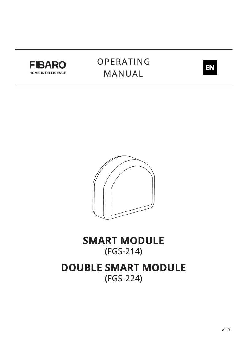 Página 1 del manual Manual de usuario Fibaro Smart Module FGS-214
