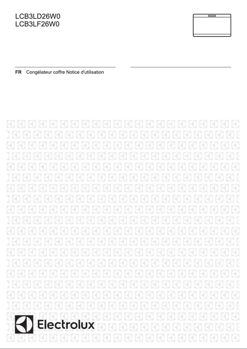 Page 1 de la notice Manuel utilisateur Electrolux LCB3LD26W0