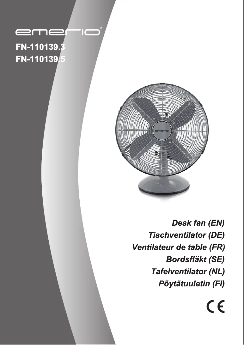 Image de la première page du manuel de l'appareil FN-110139.3