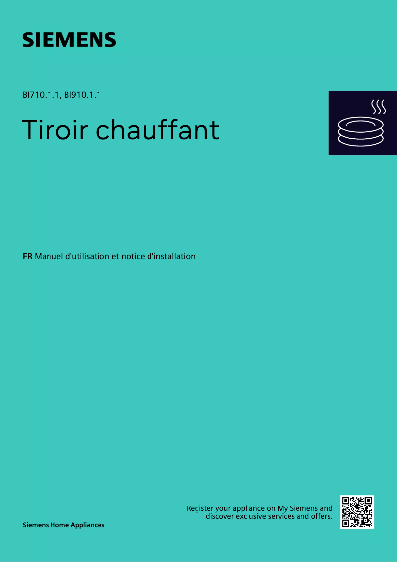 Image de la première page du manuel de l'appareil BI710C1B1