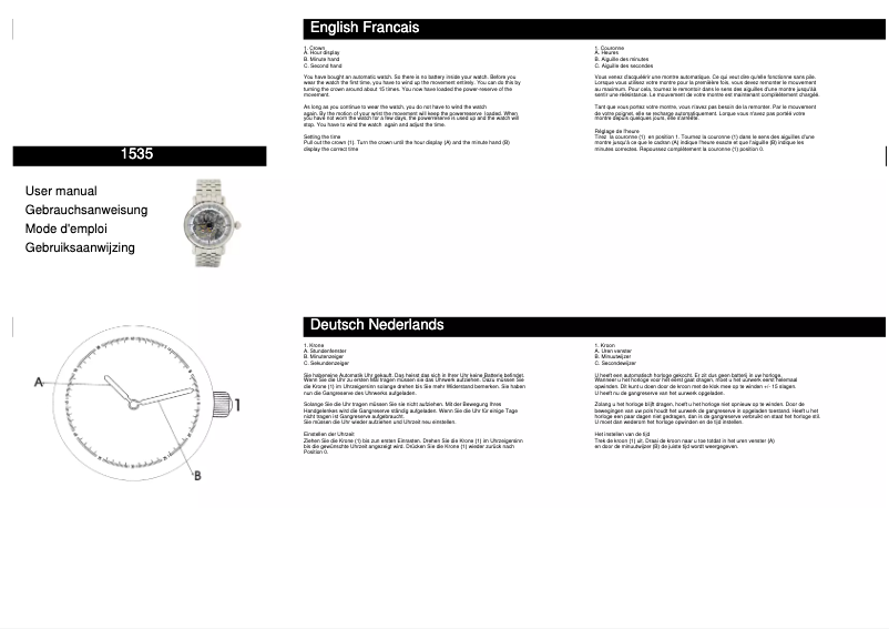 Página 1 del manual Manual de usuario Davis 1535